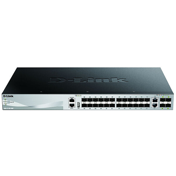 D-Link Gigabit Stack Switch 30-Port Layer 3 Fib. DGS-3130-30S/E
